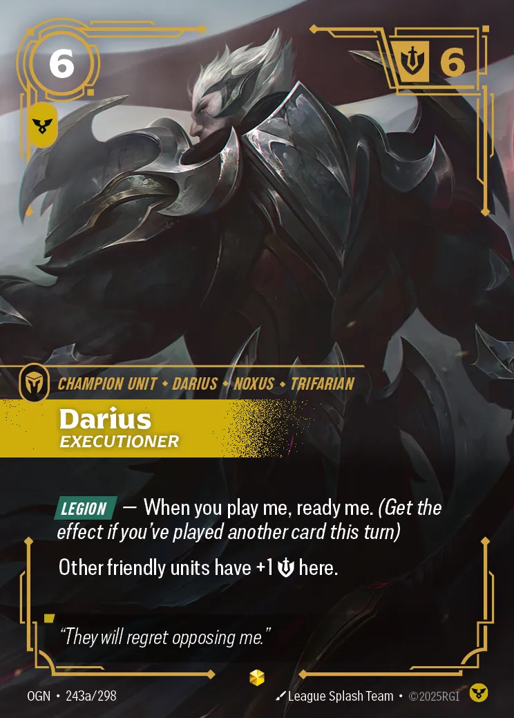 Darius - Executioner (Alternate Art)