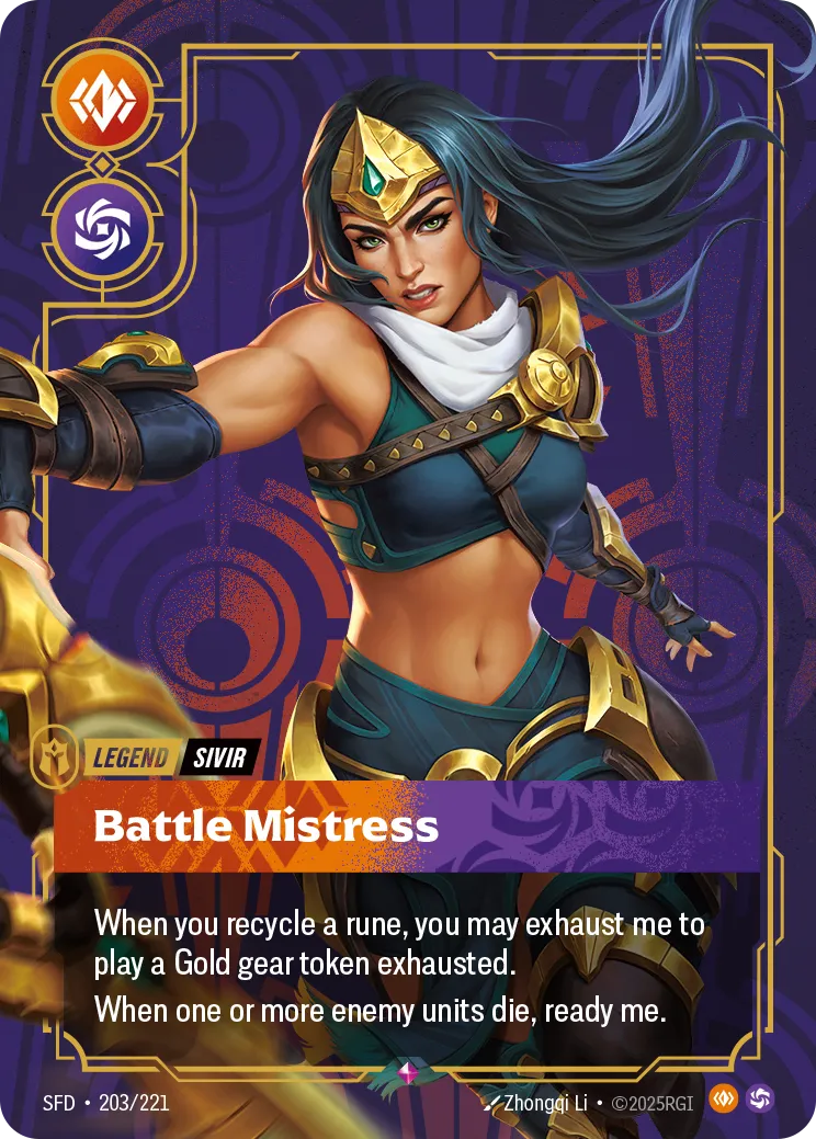 Sivir - Battle Mistress (Metal) (Prize Wall)