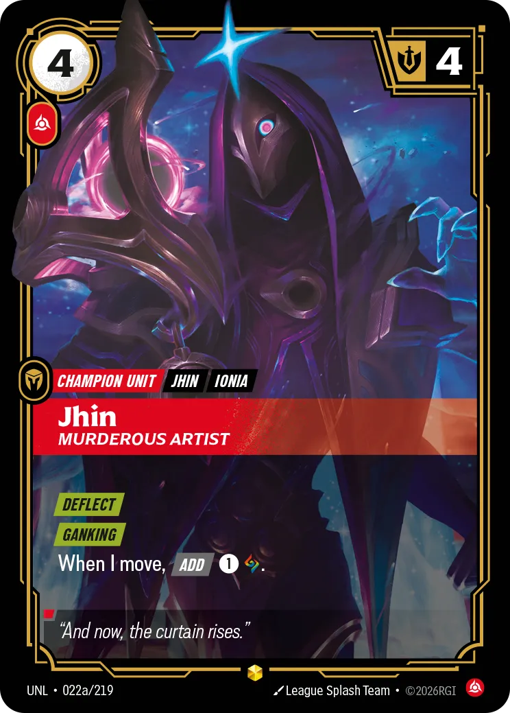 Jhin - Murderous Artist (Alternate Art)