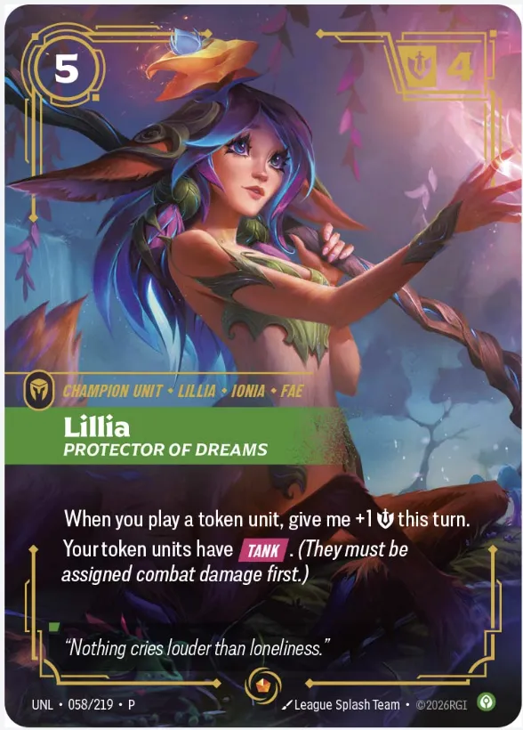 Lillia - Protector of Dreams (Champion)