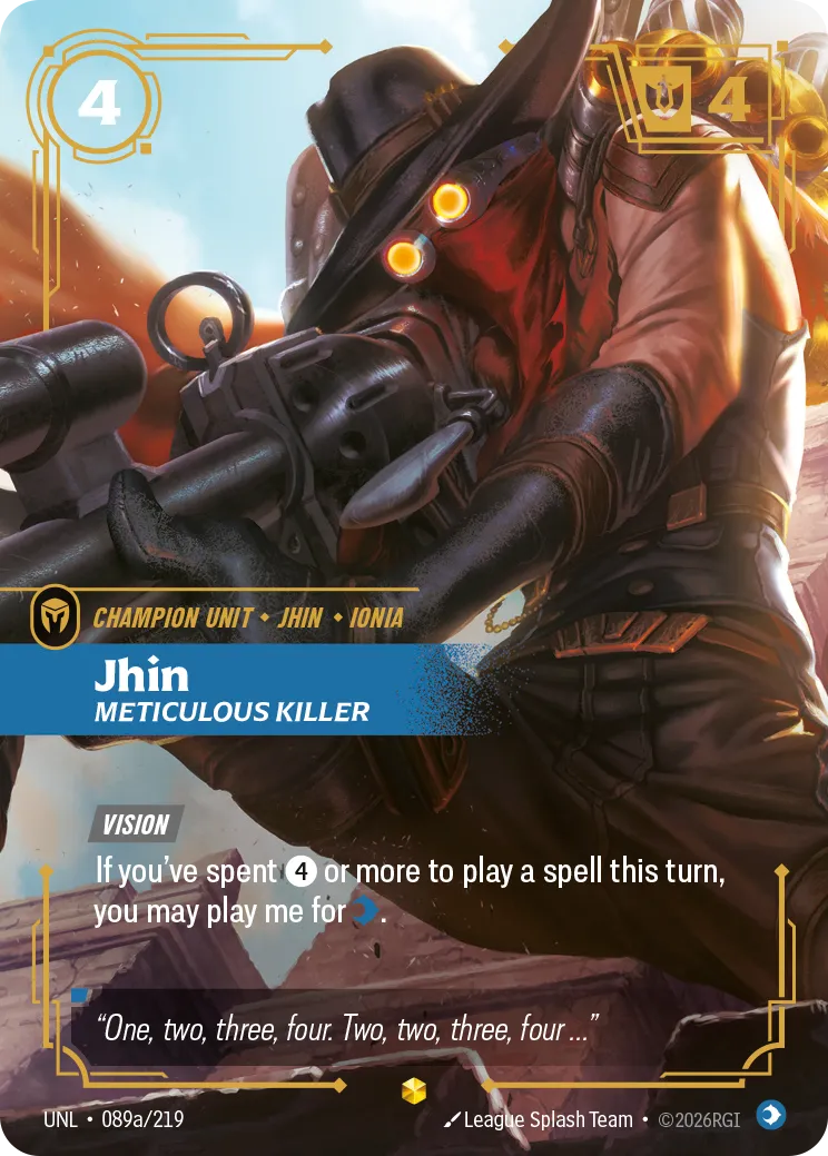 Jhin - Meticulous Killer (Alternate Art)