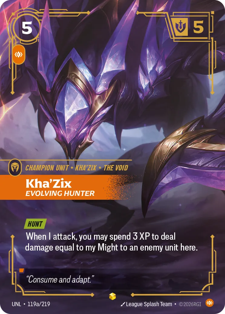Kha'Zix - Evolving Hunter (Alternate Art)