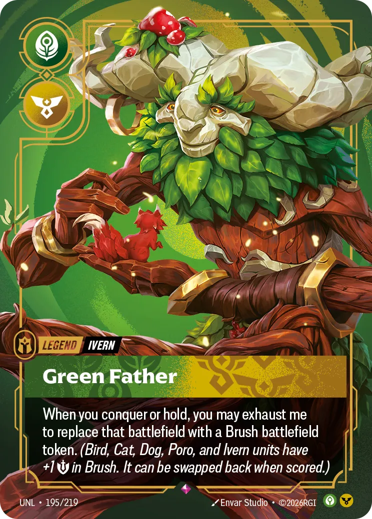 Ivern - Green Father (Metal) (Prize Wall)