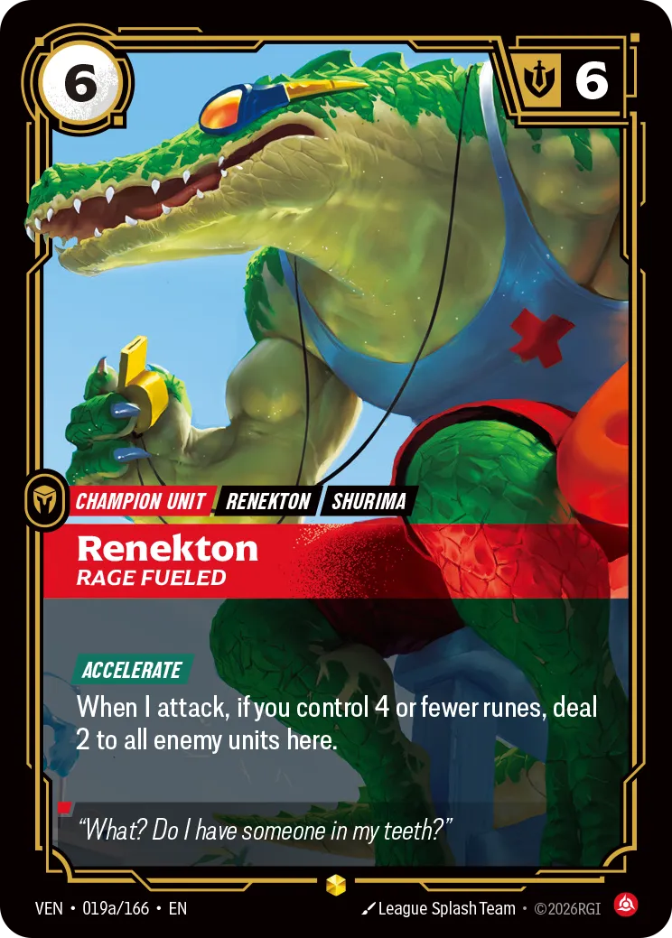 Renekton - Rage Fueled (Alternate Art)