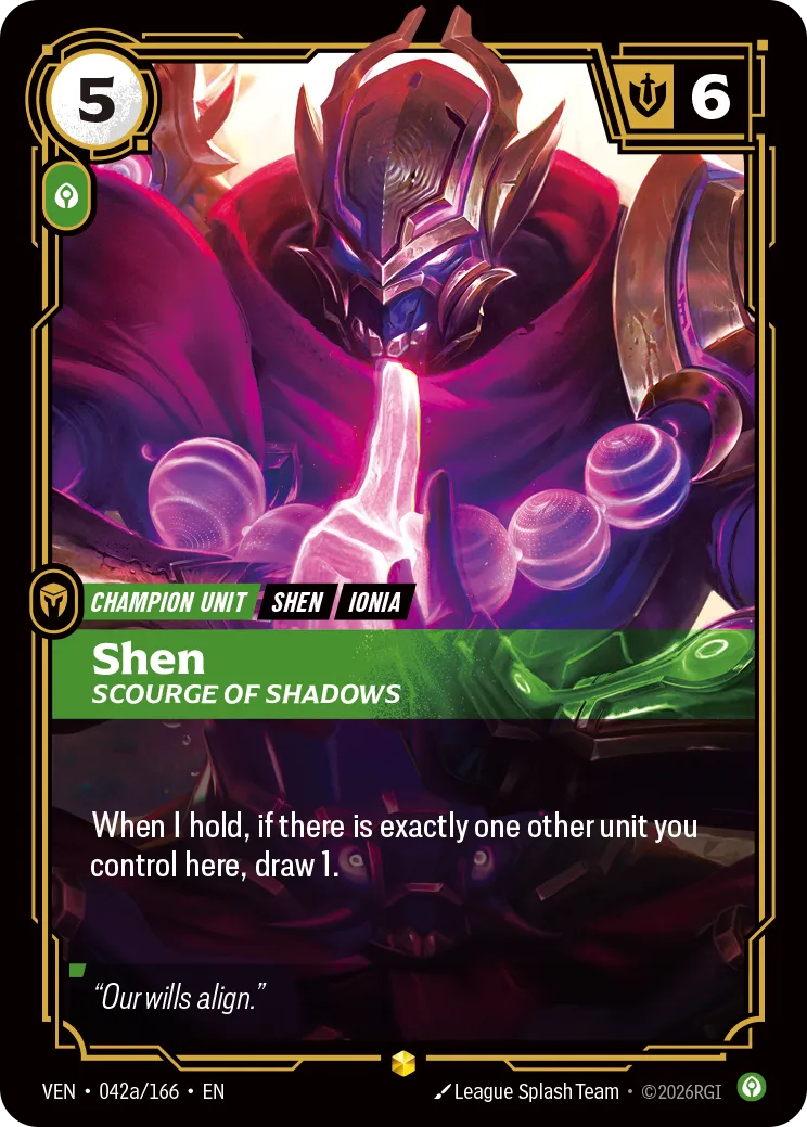 Shen - Scourge of Shadows (Alternate Art)
