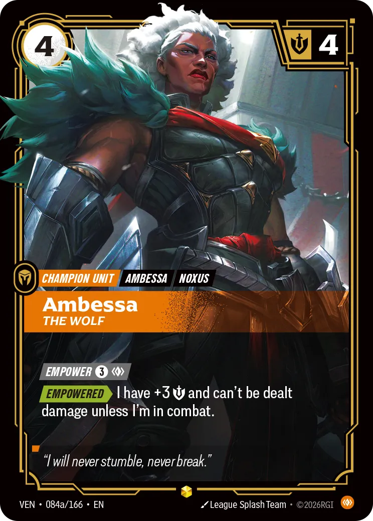 Ambessa - The Wolf (Alternate Art)