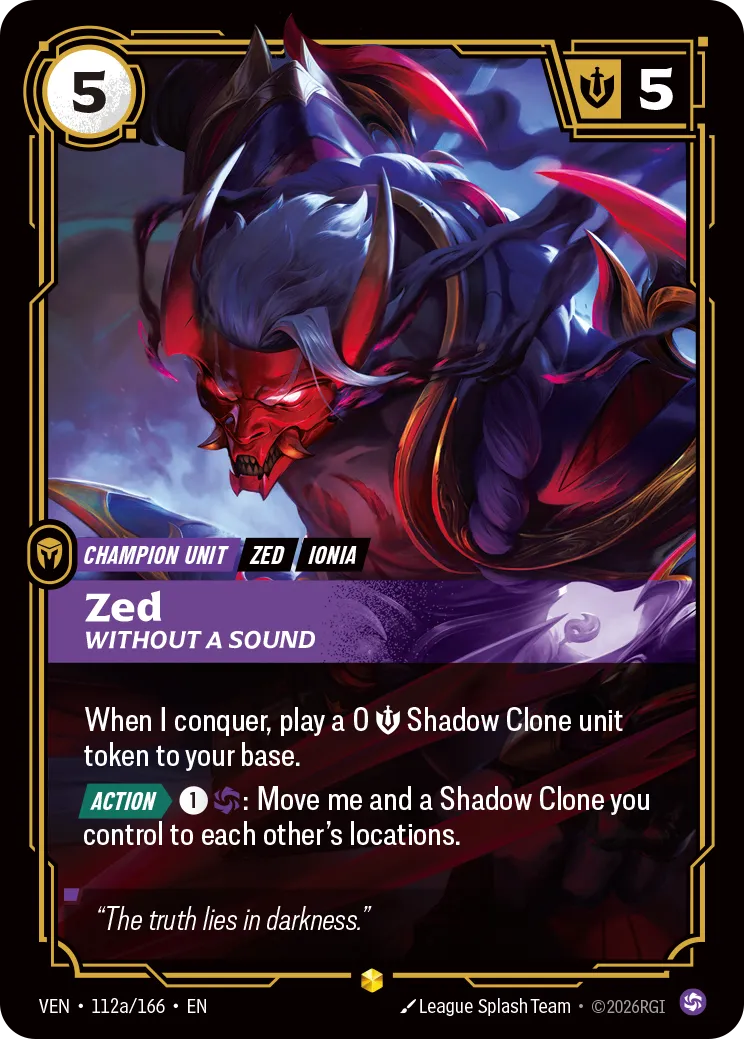 Zed - Without a Sound (Alternate Art)
