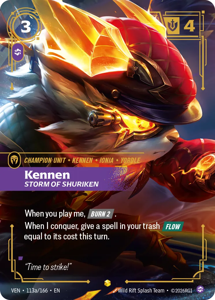 Kennen - Storm of Shuriken (Alternate Art)