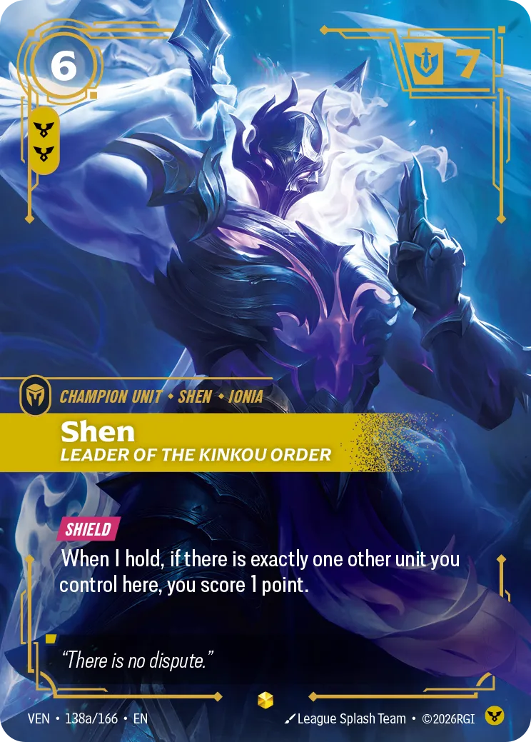 Shen - Leader of the Kinkou Order (Alternate Art)