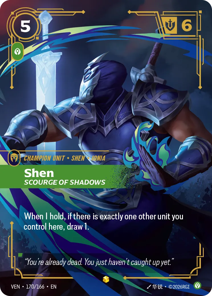 Shen - Scourge of Shadows (Overnumbered)
