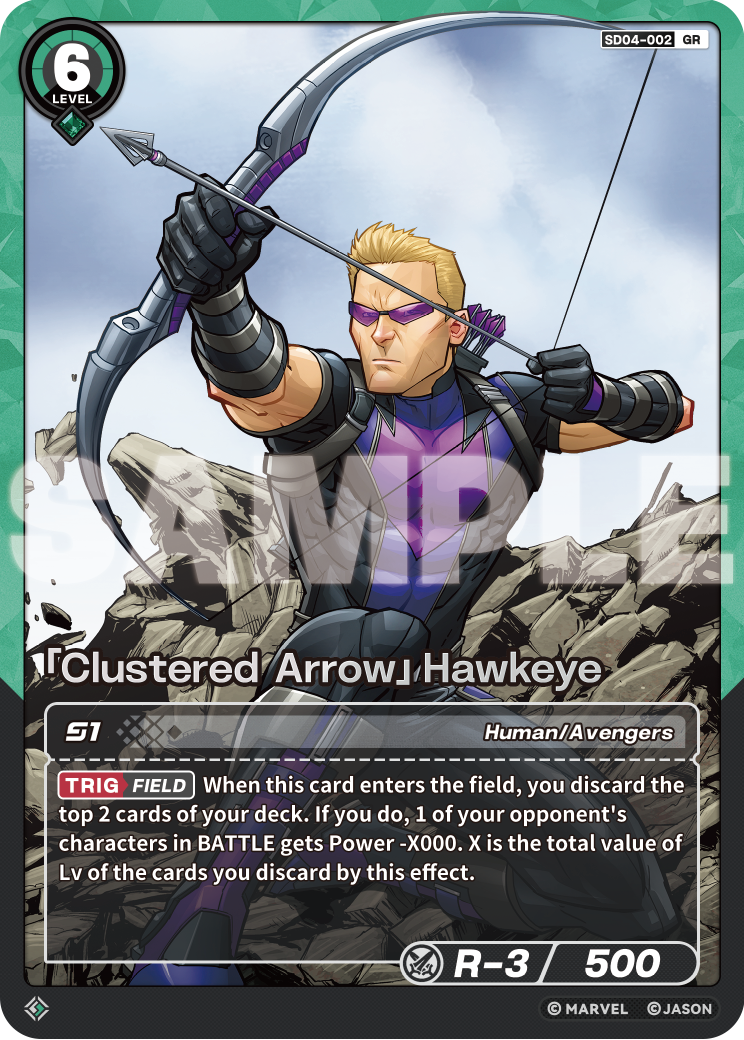 「Clustered Arrow」Hawkeye